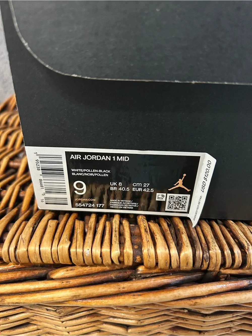 Jordan 1 Men’s Mid Pollens